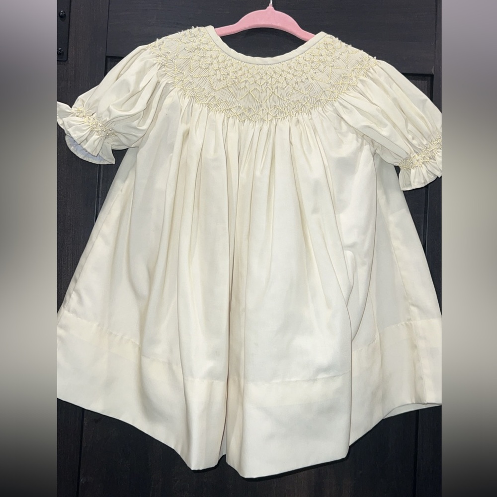 Yellow Smock Dress - Underneath Lined